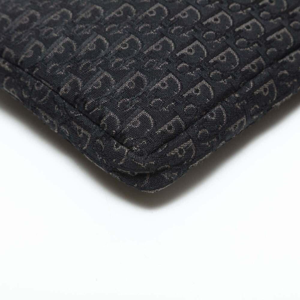 CHRISTIAN DIOR Black Canvas Trotter Shoulder Bag - Picture 7 of 12